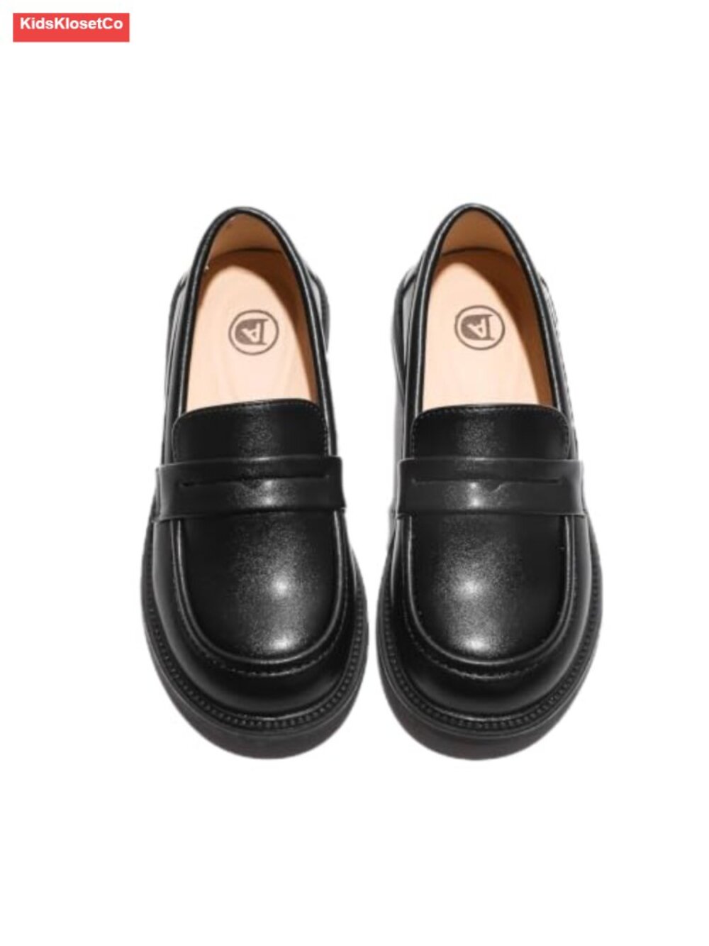 Girls Classic School Uniform Oxford Shoes Faux Leather Lightweight Slip